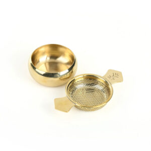 Gold tea steeper