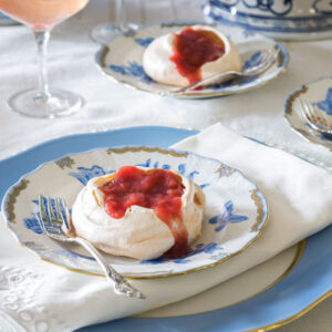 Rhubarb compote