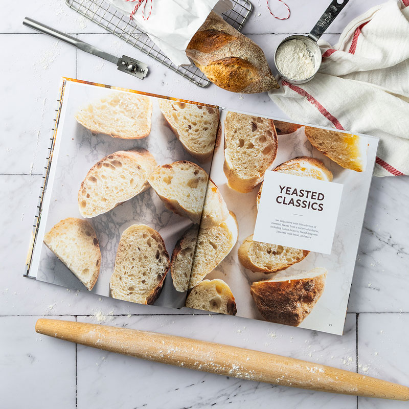 Bread Baker's Companion chapter opener with rolling pin and bread loaf