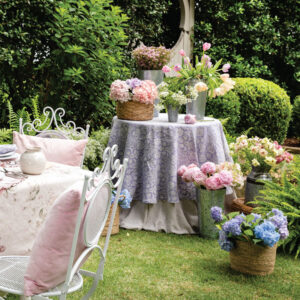 Spring tablescape