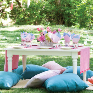 Kids birthday set-up