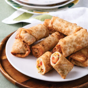 Crawfish spring rolls