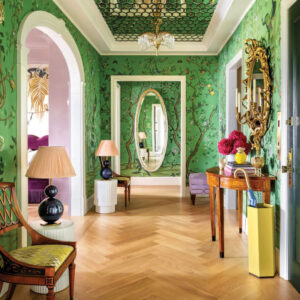 Green hallway