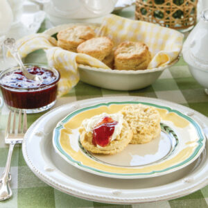 Biscuits and jam