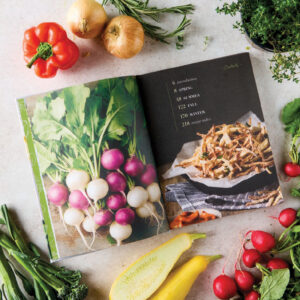 Cook the Seasons stylized internal spreads