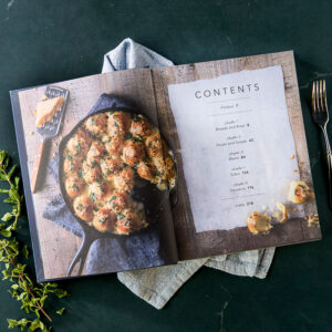 Comfort Made Delicious styled table of contents