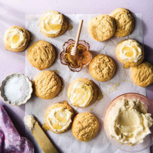 Cornbread Cookies with Butter