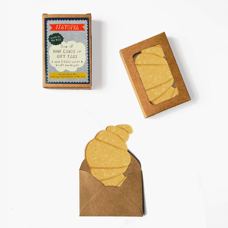 Croissant thank you cards