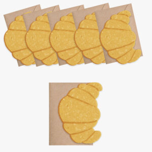 Croissant thank you cards