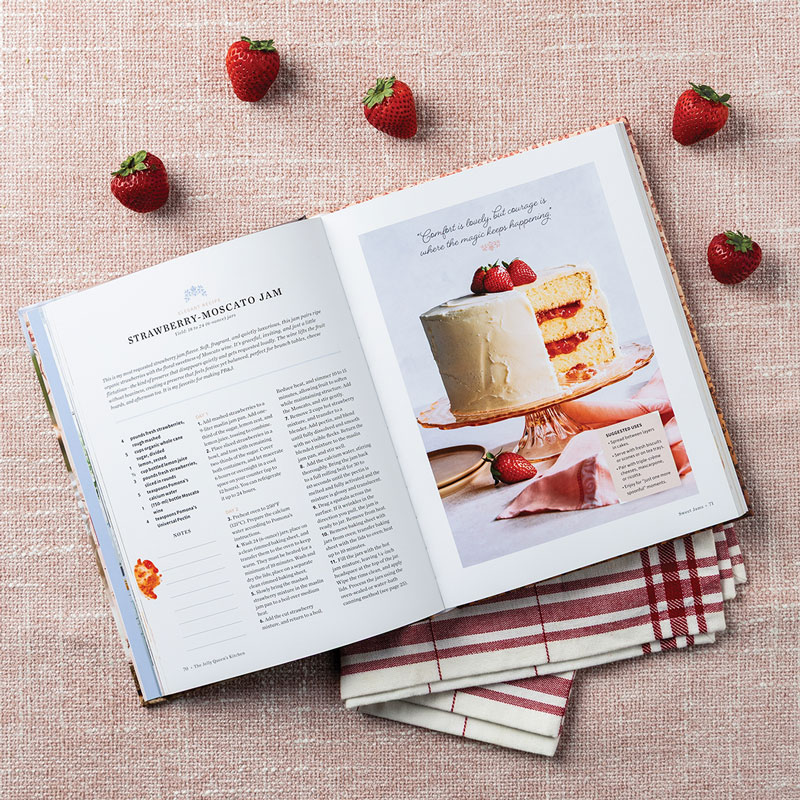 Jelly Queen's styled internal spread