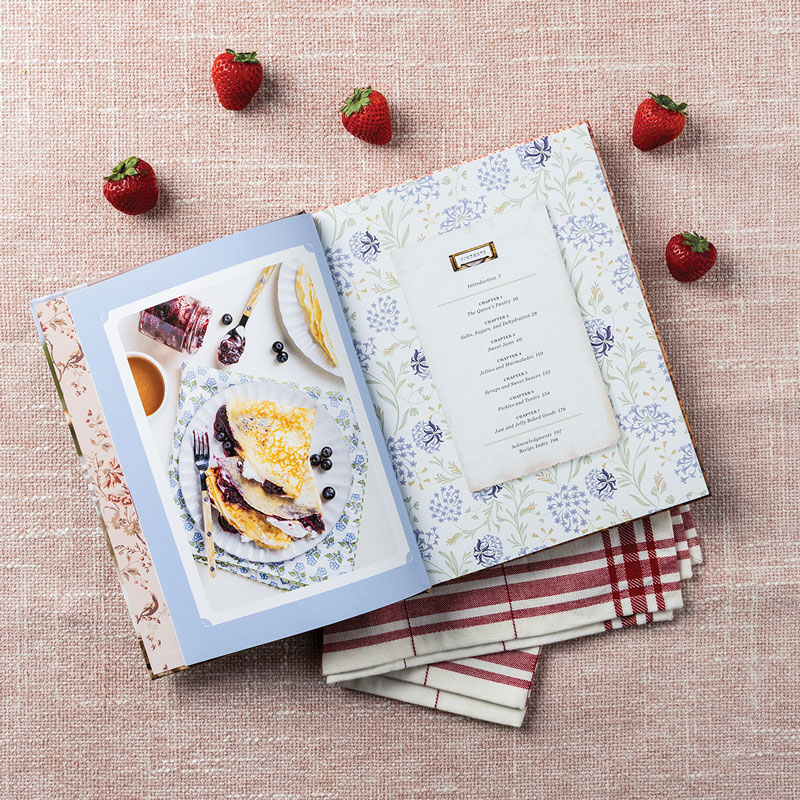 Jelly Queen's styled internal spread