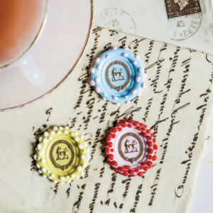 Wax seals on paper