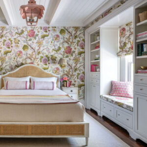 Floral bedroom