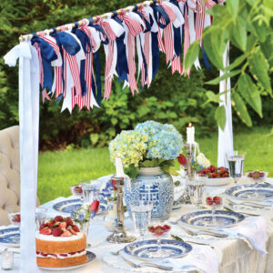 Patriotic entertaining display