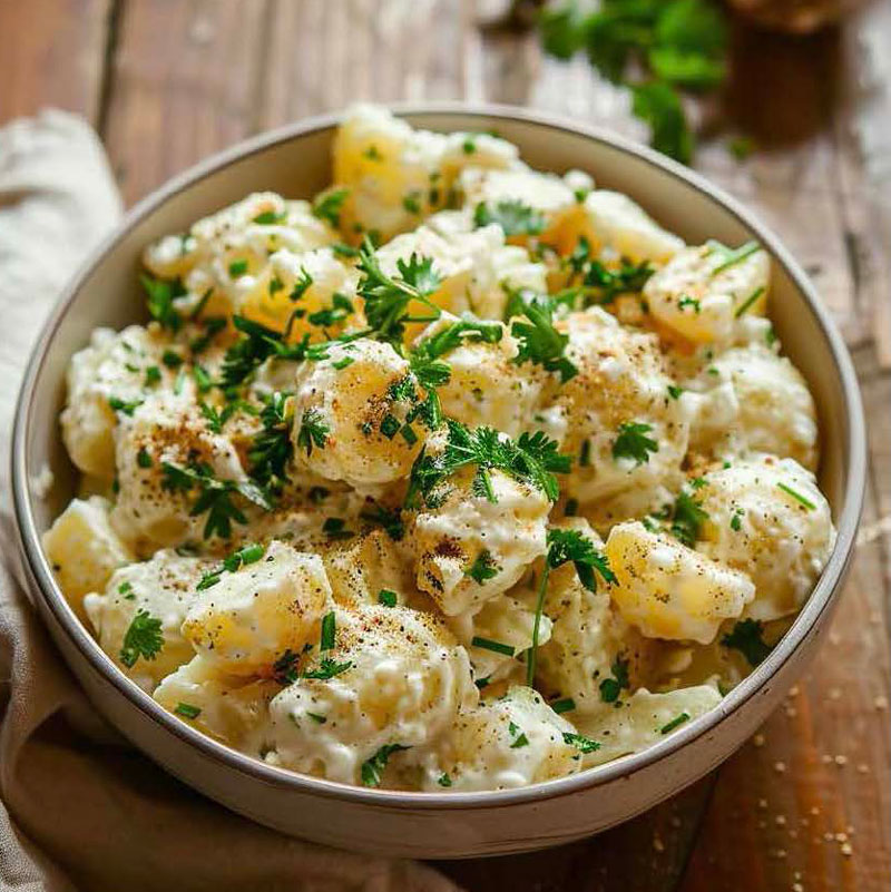 Creamy potato salad