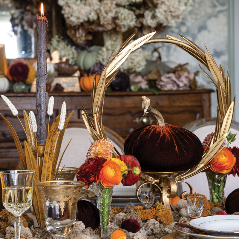 Fall table setting