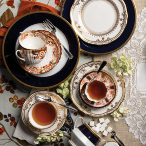 Fall tea setting