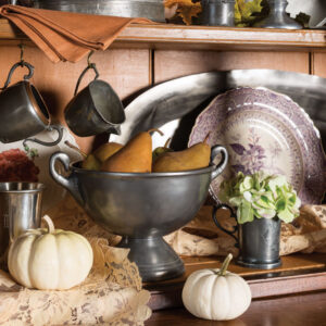 Shelf with trinkets
