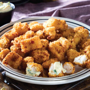 Bacon fried grouper