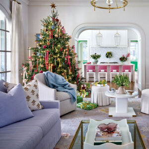 Christmas in living room