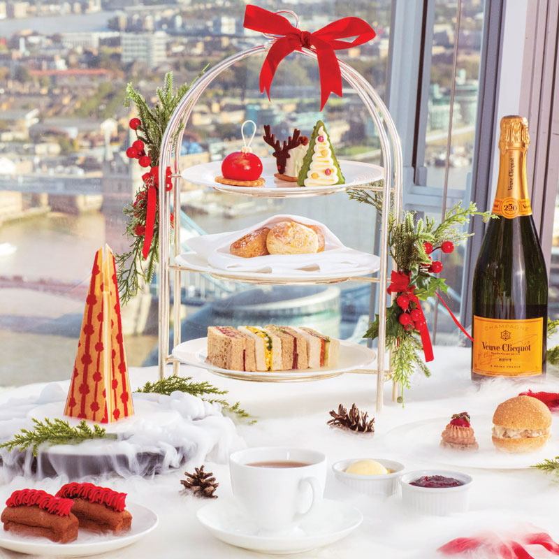 Christmas tea tier