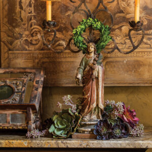 Christmas mantle