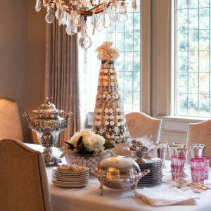 Christmas table setting