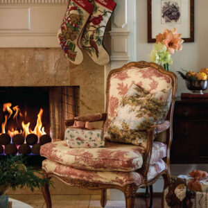 Christmas fireplace