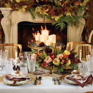 Thanksgiving table setting